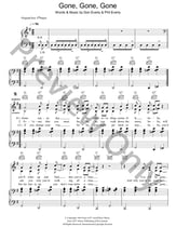 Gone, Gone, gone (Done Moved On) piano sheet music cover
